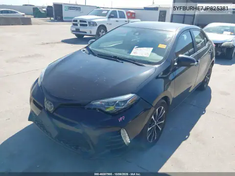2018 Toyota Corolla Se VIN 5YFBURHE7JP825381 фото 3
