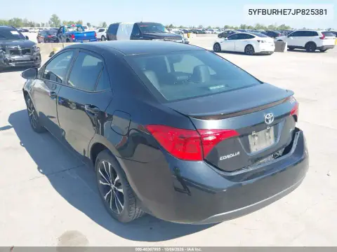2018 Toyota Corolla Se VIN 5YFBURHE7JP825381 фото 4