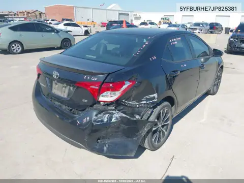 2018 Toyota Corolla Se VIN 5YFBURHE7JP825381 фото 5