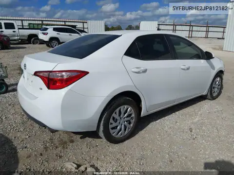 5YFBURHE2JP812182 — 2018 Toyota Corolla, фото 5 с аукциона IAAI, Передняя часть