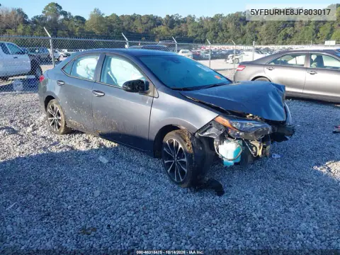 5YFBURHE8JP803017 — 2018 Toyota Corolla, Не указано, фото до ремонта