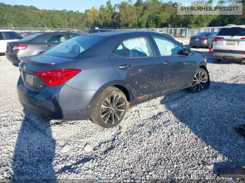 5YFBURHE8JP803017 — 2018 Toyota Corolla, фото 4 с аукциона IAAI, Не указано