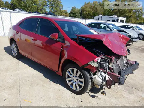 2019 Toyota Corolla Le VIN 5YFBURHE6KP896556 фото 1