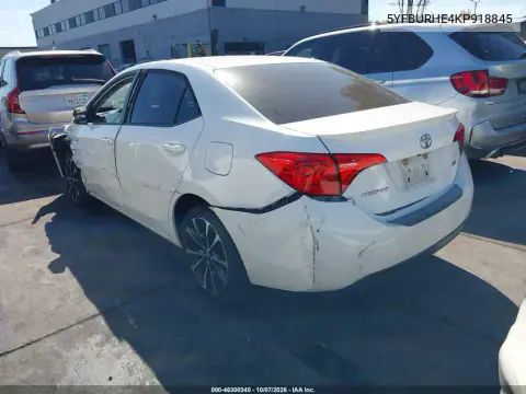 2019 Toyota Corolla Se VIN 5YFBURHE4KP918845 фото 3