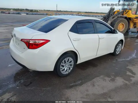 2019 Toyota Corolla Le VIN 5YFBURHE3KP866057 фото 5