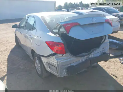2019 Toyota Corolla Se VIN 2T1BURHE3KC192654 фото 4