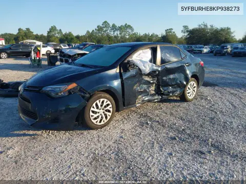 2019 Toyota Corolla Le VIN 5YFBURHE8KP938273 фото 3