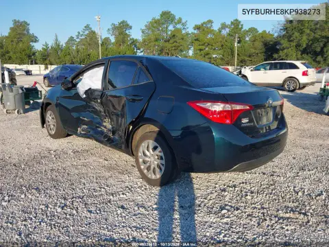 2019 Toyota Corolla Le VIN 5YFBURHE8KP938273 фото 4