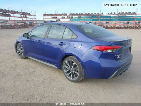 2020 Toyota Corolla Se/Xse VIN 5YFB4RBE3LP001602 фото 4