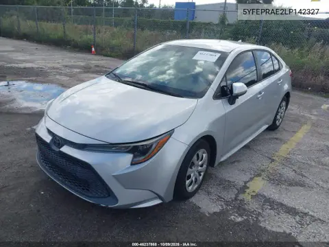 2020 Toyota Corolla Le VIN 5YFEPRAE2LP142327 фото 2
