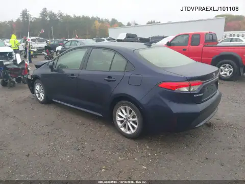 2020 Toyota Corolla Le VIN JTDVPRAEXLJ101108 фото 3