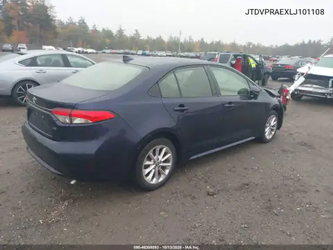 2020 Toyota Corolla Le VIN JTDVPRAEXLJ101108 фото 4