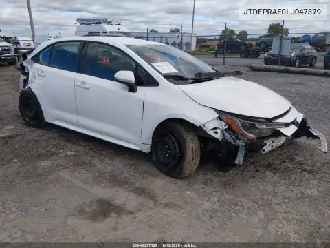 JTDEPRAE0LJ047379 — 2020 Toyota Corolla, Повреждения со всех сторон, фото до ремонта