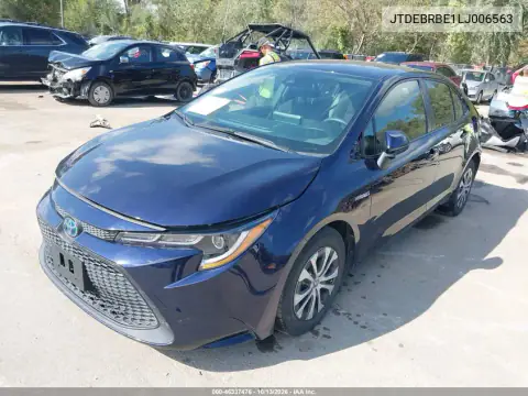 2020 Toyota Corolla Hybrid Le VIN JTDEBRBE1LJ006563 фото 3