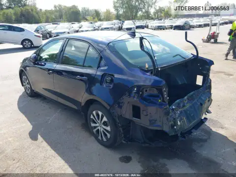 2020 Toyota Corolla Hybrid Le VIN JTDEBRBE1LJ006563 фото 4