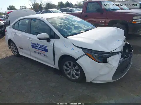 5YFEPRAE6LP099790 — 2020 Toyota Corolla, Естественный износ, фото до ремонта