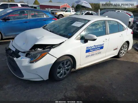 5YFEPRAE6LP099790 — 2020 Toyota Corolla, фото 2 с аукциона IAAI, Естественный износ