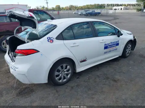 5YFEPRAE6LP099790 — 2020 Toyota Corolla, фото 4 с аукциона IAAI, Естественный износ