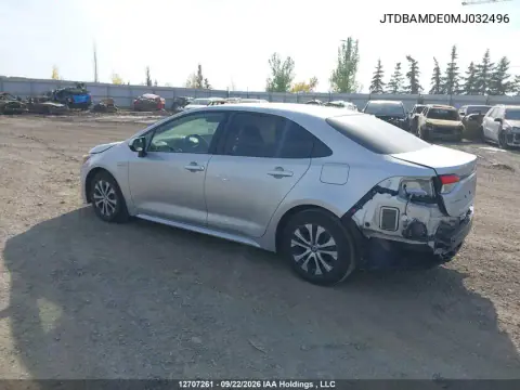2021 Toyota Corolla Hybrid VIN JTDBAMDE0MJ032496 фото 4