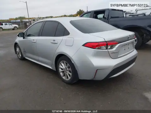 2021 Toyota Corolla Le VIN 5YFBPMBE7MP153121 фото 4