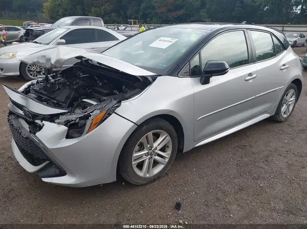 JTND4MBE1M3113283 — 2021 Toyota Corolla, фото 2 с аукциона IAAI, Передняя часть