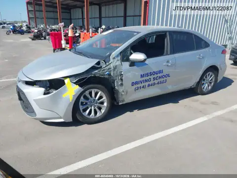 2021 Toyota Corolla Le VIN JTDVPMAE6MJ122087 фото 3
