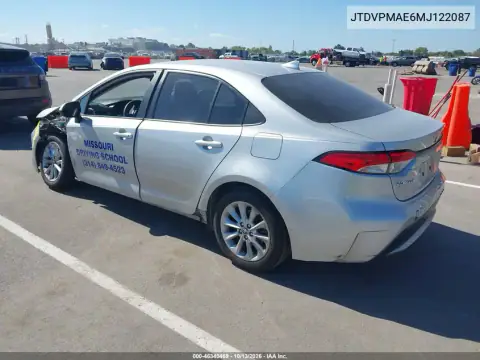 2021 Toyota Corolla Le VIN JTDVPMAE6MJ122087 фото 4