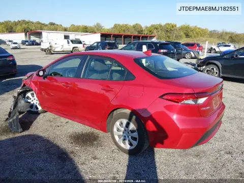2021 Toyota Corolla Le VIN JTDEPMAE8MJ182551 фото 4