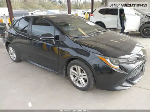 JTND4MBE2M3109453 — 2021 Toyota Corolla, Сзади, фото до ремонта