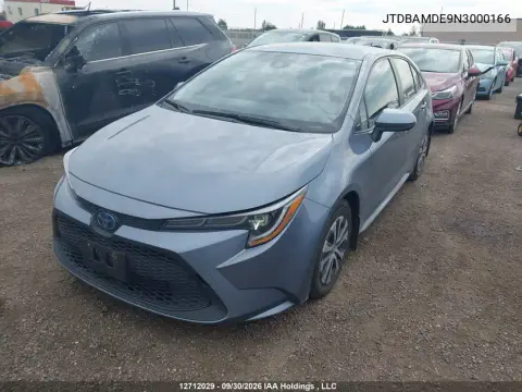 2022 Toyota Corolla VIN JTDBAMDE9N3000166 фото 3