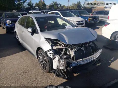 JTDM4MCE7NJ092830 — 2022 Toyota Corolla, Передняя часть, фото до ремонта