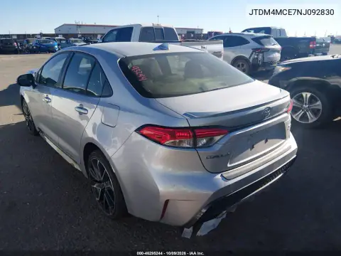 2022 Toyota Corolla Se 6Mt VIN JTDM4MCE7NJ092830 фото 3