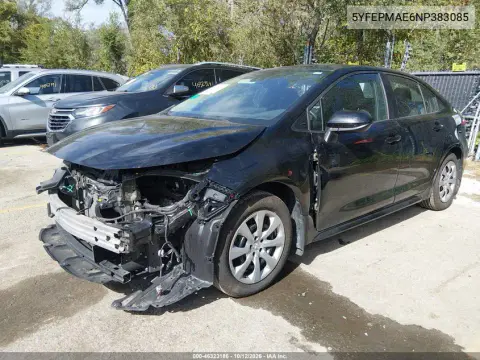 2022 Toyota Corolla Le VIN 5YFEPMAE6NP383085 фото 3