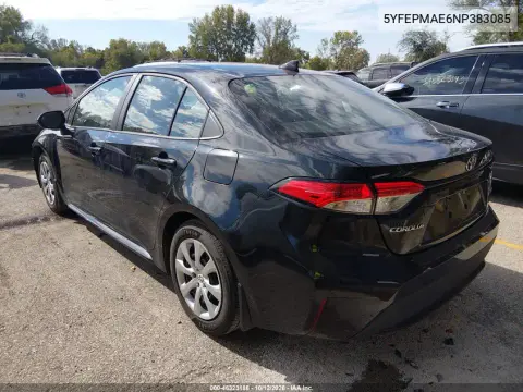 2022 Toyota Corolla Le VIN 5YFEPMAE6NP383085 фото 4
