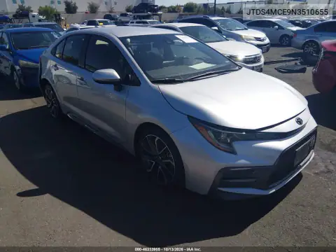 JTDS4MCE9N3510655 — 2022 Toyota Corolla, Сзади слева, фото до ремонта