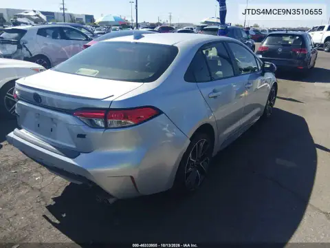 JTDS4MCE9N3510655 — 2022 Toyota Corolla, фото 5 с аукциона IAAI, Сзади слева