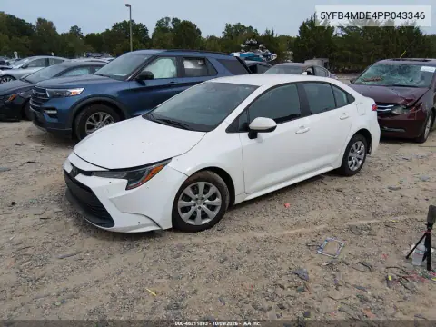 2023 Toyota Corolla Le VIN 5YFB4MDE4PP043346 фото 3