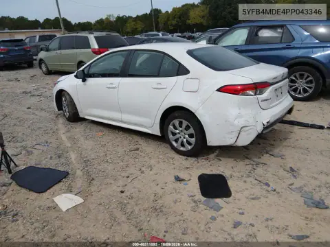 2023 Toyota Corolla Le VIN 5YFB4MDE4PP043346 фото 4