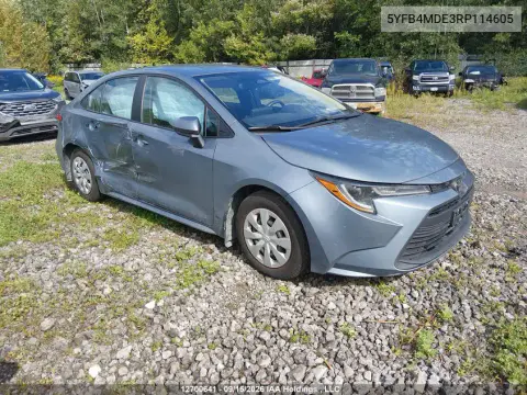 5YFB4MDE3RP114605 — 2024 Toyota Corolla, Правая сторона, фото до ремонта