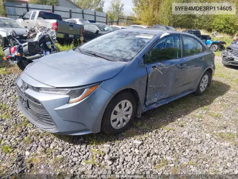 2024 Toyota Corolla L VIN 5YFB4MDE3RP114605 фото 3