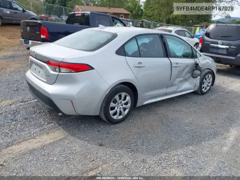 2024 Toyota Corolla Le VIN 5YFB4MDE4RP187028 фото 5