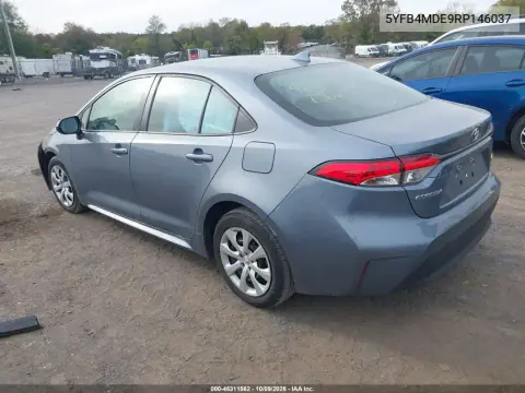 2024 Toyota Corolla Le VIN 5YFB4MDE9RP146037 фото 4