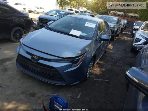 2024 Toyota Corolla Le VIN 5YFB4MDE4RP109705 фото 3