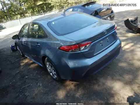 2024 Toyota Corolla Le VIN 5YFB4MDE4RP109705 фото 4