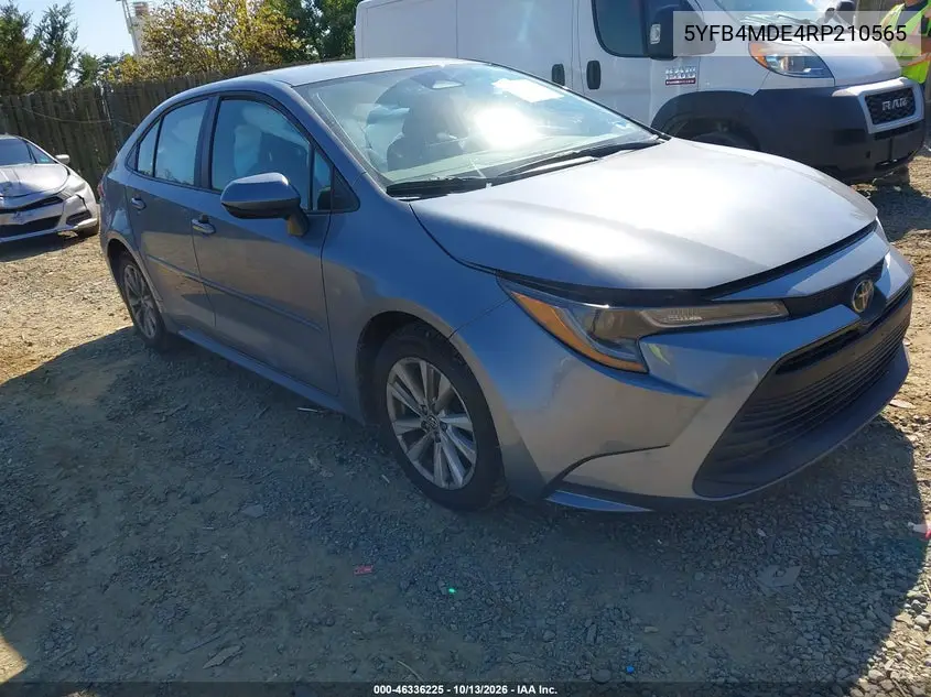 5YFB4MDE4RP210565 — 2024 Toyota Corolla, фото 2 с аукциона IAAI, Левый бок