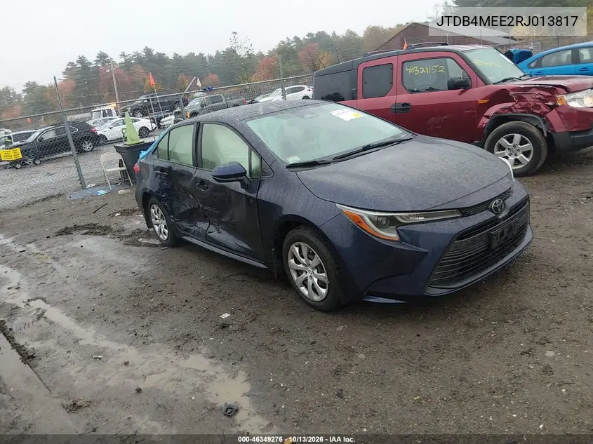 JTDB4MEE2RJ013817 — 2024 Toyota Corolla, фото 2 с аукциона IAAI, Боковая часть