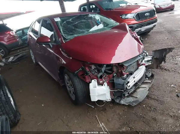 5YFB4MDE9SP347376 — 2025 Toyota Corolla, Передняя часть (Front & Rear), фото до ремонта