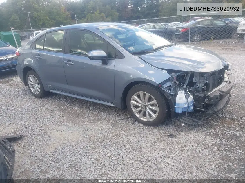 2025 Toyota Corolla Hybrid Le VIN JTDBDMHE7S3020932 фото 2