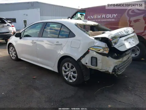 2025 Toyota Corolla Le VIN 5YFB4MDE3SP247158 фото 4