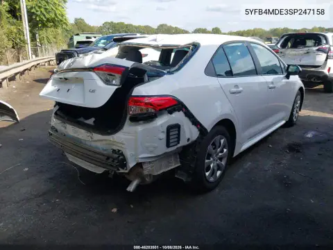 2025 Toyota Corolla Le VIN 5YFB4MDE3SP247158 фото 5